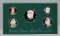 1998 United States Mint Proof Set 5 coins No Outer Box