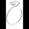 Decadence Sterling Silver Round Cut Engagement RIng Size 7