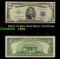 1953A $5 Blue Seal Silver Certificate Grades vf++