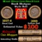 Lincoln Wheat Cent 1c Mixed Roll Orig Brandt McDonalds Wrapper, 1917-d end, 1888 Indian other end