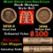 Lincoln Wheat Cent 1c Mixed Roll Orig Brandt McDonalds Wrapper, 1918-d end, 1902 Indian other end