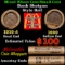 Lincoln Wheat Cent 1c Mixed Roll Orig Brandt McDonalds Wrapper, 1919-d end, 1900 Indian other end