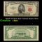 1953B $5 Red Seal United States Note Grades vf++