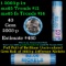 BU Shotgun Jefferson 5c roll, 2003-p 40 pcs Dunbar $2 Nickel Wrapper OBW