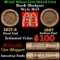 Lincoln Wheat Cent 1c Mixed Roll Orig Brandt McDonalds Wrapper, 1917-d end, 1897 Indian other end