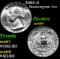 1981-d Washington Quarter 25c Grades GEM++ Unc