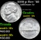 1939-p Rev '40 Jefferson Nickel 5c Grades Choice Unc+ 5fs