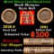 Lincoln Wheat Cent 1c Mixed Roll Orig Brandt McDonalds Wrapper, 1918-d end, 1901 Indian other end
