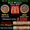 Lincoln Wheat Cent 1c Mixed Roll Orig Brandt McDonalds Wrapper, 1917-d end, 1907 Indian other end