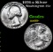 1976-s Silver Washington Quarter 25c Grades GEM++ Unc