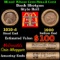 Lincoln Wheat Cent 1c Mixed Roll Orig Brandt McDonalds Wrapper, 1919-d end, 1900 Indian other end