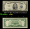 1953A $5 Blue Seal Silver Certificate Grades vf++
