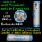 BU Shotgun Jefferson 5c roll, 1999-p 40 pcs N.F. String & Son $2 Nickel Wrapper
