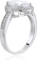 Decadence Sterling SIlver Oval Cut Engagement Ring Size 7