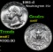 1981-d Washington Quarter 25c Grades GEM++ Unc