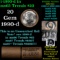 BU Shotgun Kennedy 50c roll, 1990-d 20 pcs Federal Reserve Bank of Minneapolis Wrapper $10