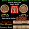 Lincoln Wheat Cent 1c Mixed Roll Orig Brandt McDonalds Wrapper, 1919-d end, 1907 Indian other end