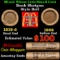 Lincoln Wheat Cent 1c Mixed Roll Orig Brandt McDonalds Wrapper, 1919-d end, 1908 Indian other end