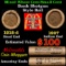 Lincoln Wheat Cent 1c Mixed Roll Orig Brandt McDonalds Wrapper, 1918-d end, 1907 Indian other end