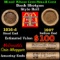 Lincoln Wheat Cent 1c Mixed Roll Orig Brandt McDonalds Wrapper, 1916-d end, 1907 Indian other end