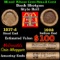 Lincoln Wheat Cent 1c Mixed Roll Orig Brandt McDonalds Wrapper, 1917-d end, 1902 Indian other end