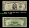 1953A $5 Blue Seal Silver Certificate Grades vf++
