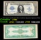 1923 $1 large size Blue Seal Silver Certificate Grades vf++ Signatures Speelman/White