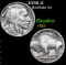 1936-d Buffalo Nickel 5c Grades vf+