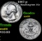 1967-p Washington Quarter 25c Grades GEM+ Unc