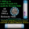 BU Shotgun Jefferson 5c roll, 1960-p 40 pcs Bank $2 Nickel Wrapper OBW