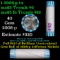 BU Shotgun Jefferson 5c roll, 2008-p 40 pcs Bank $2 Nickel Wrapper OBW