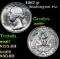 1967-p Washington Quarter 25c Grades GEM++ Unc