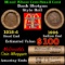 Lincoln Wheat Cent 1c Mixed Roll Orig Brandt McDonalds Wrapper, 1918-d end, 1906 Indian other end