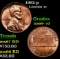 1961-p Lincoln Cent 1c Grades GEM++ RD