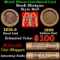 Lincoln Wheat Cent 1c Mixed Roll Orig Brandt McDonalds Wrapper, 1919-d end, 1899 Indian other end
