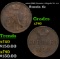 1859 (BM) Russia 1 Kopek Y# 3.2 Grades xf
