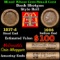 Lincoln Wheat Cent 1c Mixed Roll Orig Brandt McDonalds Wrapper, 1917-d end, 1906 Indian other end