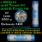 BU Shotgun Jefferson 5c roll, 2003-p 40 pcs Dunbar $2 Nickel Wrapper OBW