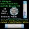 BU Shotgun Jefferson 5c roll, 2005-p Ocean 40 pcs Bank $2 Nickel Wrapper