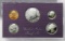 1987 United States Mint Proof Set 5 coins No Outer Box