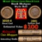 Lincoln Wheat Cent 1c Mixed Roll Orig Brandt McDonalds Wrapper, 1918-d end, 1901 Indian other end