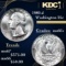 1989-d Washington Quarter 25c Grades GEM++ Unc