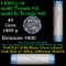 BU Shotgun Jefferson 5c roll, 1985-p 40 pcs Bank $2 Nickel Wrapper OBW
