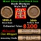Lincoln Wheat Cent 1c Mixed Roll Orig Brandt McDonalds Wrapper, 1919-d end, 1908 Indian other end