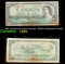 1967 Centennial Issue Canada 1 Dollar Banknote P# 84b Grades vf++
