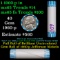 BU Shotgun Jefferson 5c roll, 1960-p 40 pcs Bank $2 Nickel Wrapper OBW