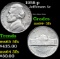 1958-p Jefferson Nickel 5c Grades Choice Unc+ 5fs