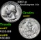 1967-p Washington Quarter 25c Grades GEM++ Unc