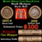 Lincoln Wheat Cent 1c Mixed Roll Orig Brandt McDonalds Wrapper, 1917-d end, 1905 Indian other end