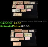 Group of 10x 1940's WWII Japanese invasion 